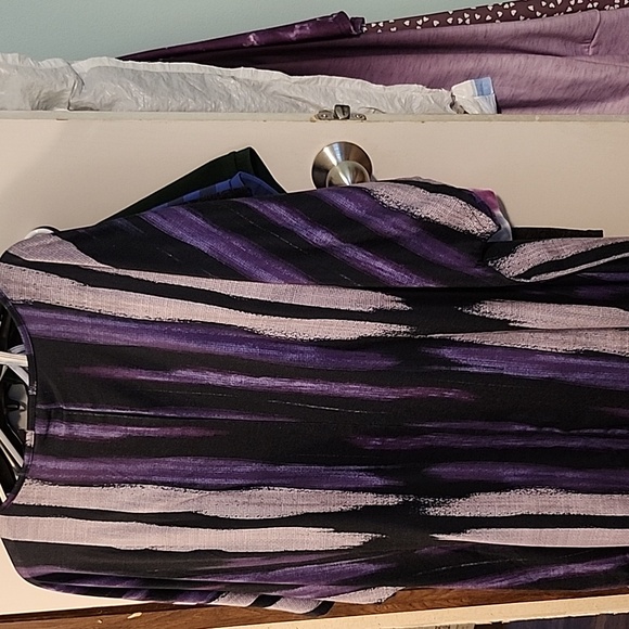 NWTs Womens Bloomchic Size 30 Purple Blouse - Picture 6 of 6